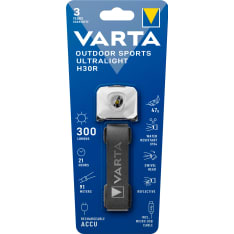 Varta Ultra Light H30R rechargeable headlamp
