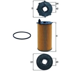 Knecht OX 354D Öljynsuodatin