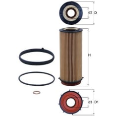 Knecht OX 560D Öljynsuodatin