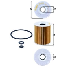 Knecht OX 422D Öljynsuodatin