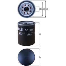 Knecht OC 1414 Öljynsuodatin