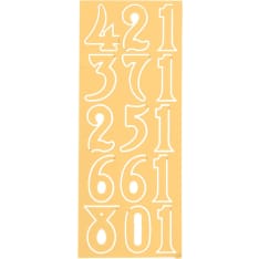 Glorex kellotaulun numerot