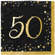 50 vuotta, suuri lautasliina 16 kpl/pkt