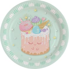 Crazy cake lautanen 23 cm 8 kpl/pkt