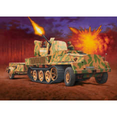 Revell sWS with Flak43 and Sd.Ah58 Ammo Trailer 1:72 pienoismalli