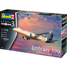 Revell Embraer 190 Lufthansa New Livery 1:144 pienoismalli