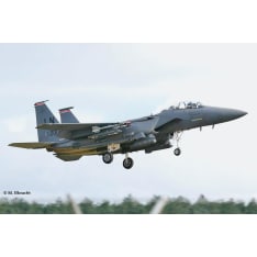 Revell F-15E Strike Eagle & bombs miniature model
