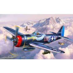 Revell P-47M Thunderbolt miniature model