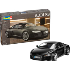 Revell Audi R8 black 1:24 pienoismalli