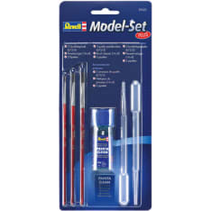 Revell Model Set Plus Painting miniature model brush accessory set