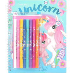 Ylvi coloring book & magic markers