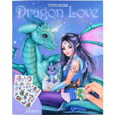 TOPModel Dragon Love Stickerworld tarrakirja