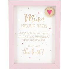 Depesche Nro 21 keskikokoinen kehys tekstillä