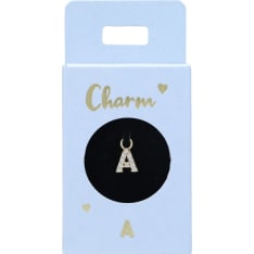 Trend Charms Nro1  Kirjain A riipus