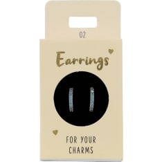 Trend No. 2 Blue stone earrings