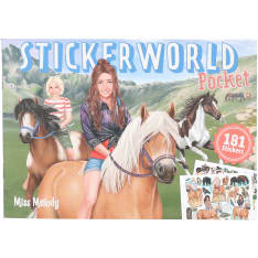 Miss Melody Mini Stickerworld tarrakirja