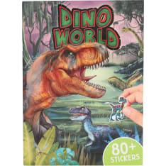 Dino World Stickerworld Puffy tarrakirja
