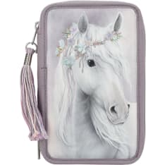 Miss Melody Fantasy Horse Triple Pencil Case