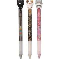 PENfection gel pen with cat decoration