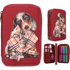 TOPModel Double Pencil Case FUR EVER FRIENDS