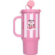 PENfection To Go Cup With Straw HAPPY