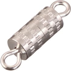 Twist-in barrel clasp 4x9mm, 2st/bag