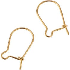 Ear wire, 9x16mm, nickel free, 10st/bag