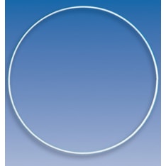 Metal ring white 60 cm