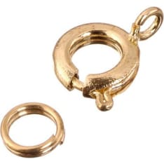 Spring ring 6mm, 4st/bag, nickel free