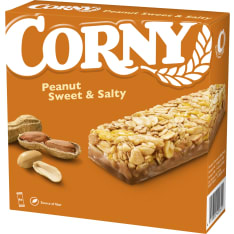 Corny Peanut Sweet & Salty snack bar 6x25g