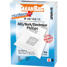 Cleanbag Microfleece+ S-Bag Electrolux/Philips 4 kpl pölypussi