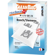 Cleanbag Microfleece+ Bosch/Siemens D/E/F/G/H 4 kpl pölypussi