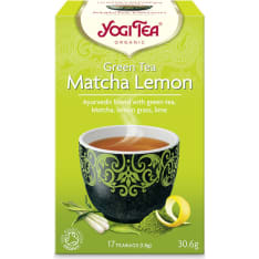 Yogi Tea Green Tea Mahca Lemon Luomu 17 pss tee