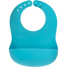 Reer Eat'n Tidy blue silicone bib