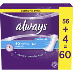 Always Normal 60 kpl pikkuhousunsuoja
