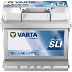 Varta Dynamic SLI 52Ah C6 battery
