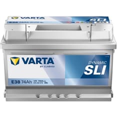 Varta Silver Dynamic E38 74Ah starter battery