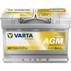 Varta Silver Dynamic AGM xEV A7 70Ah käynnistysakku