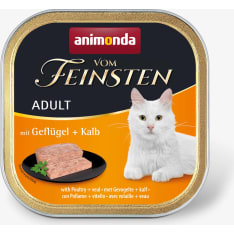 Animonda Feinsten Adult Siipikarja & Vasikka 100 g kissan märkäruoka
