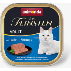 Animonda Feinsten Adult lohi ja katkarapu 100 g kissan märkäruoka