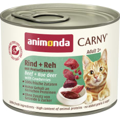 Animonda Carny Adult Nauta & Peura 200 g kissan märkäruoka