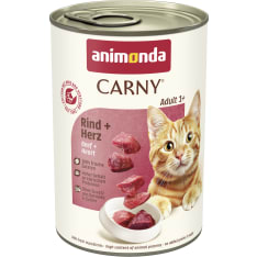 Animonda Carny Adult Nauta, sydän 400 g kissan märkäruoka