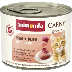 Animonda Carny Kitten Nauta & Kalkkuna 200 g kissan märkäruoka