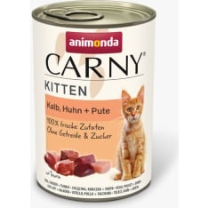 Animonda Carny Kitten Vasikka, Kana, Kalkkuna 400 g kissan märkäruoka