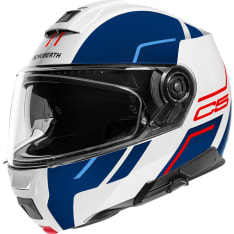 Schuberth C5 Master valkoinen/sininen kypärä