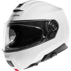 Schuberth C5 white helmet