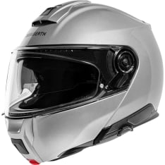 Schuberth C5 silver helmet