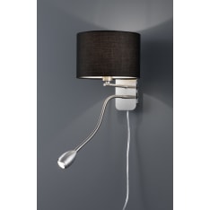 Trio Hotel wall lamp with reading light