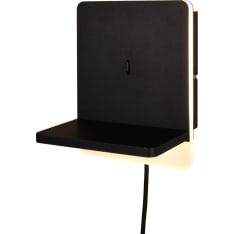 Trio Fairfield wall lamp with charging station