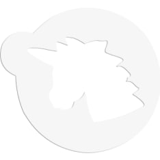 Städter Unicorn head ø8cm decorative template